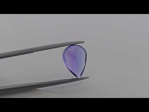 Natural Tanzanite Gemstone Shaped in Pear with 6.13 Carats for Sale