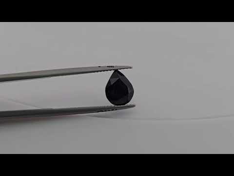 Natural Black Tourmaline Stone 2.07 Carats Pear Cut (9.3X7.5 mm)