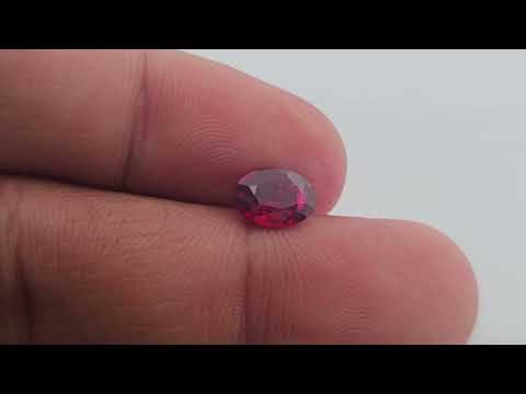 Natural Ruby Oval Cut 1.25 Carat  from Mozambique Red Color