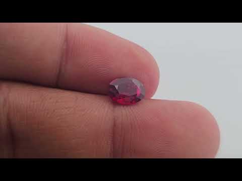 Dazzling 1.25 Carat Oval Cut Natural Ruby from Mozambique Red Color