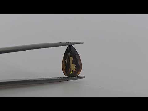 Natural Tourmaline in 3.16 Carats with Pear Cut From Africa for Sale