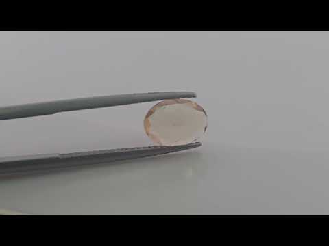 Natural Yellow Tourmaline Gemstone in Oval Cut with 1.44 Carats