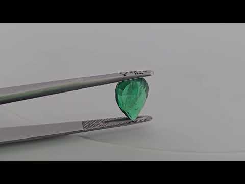 Natural Zambian Emerald Stone 4.26 Carats Pear Cut (14.2x9.5mm)