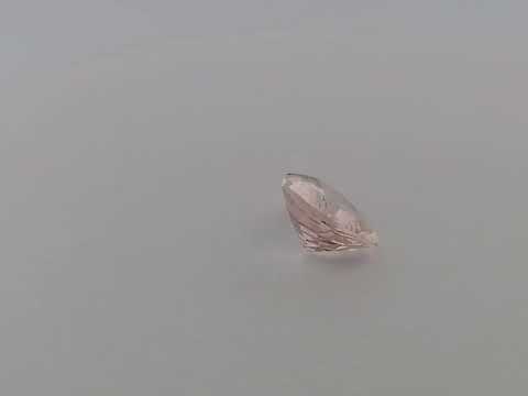 Natural Peach Morganite Stone 2.4 Carats Pear Cut (12x8.8 mm)