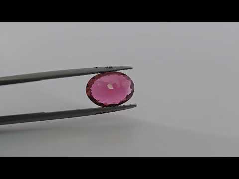 Natural Rubellite Tourmaline in 2.68 Carats from Africa in Oval Cut for Sale