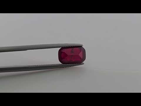 Buy Natural Ruby Long Cushion Cut  3.23 Carats, 	Mozambique