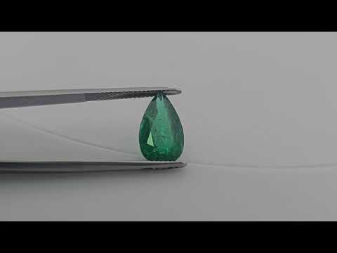 Natural Zambian Emerald Stone 4.61 Carats Pear Cut (15x9 mm  )
