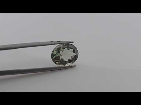 Natural Green Tourmaline Gemstone Oval Cut in 3.36 for Sale
