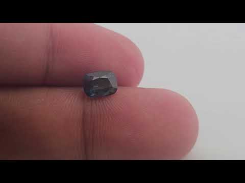 Blue Sapphire Cushion Cut 1.26 Carats Natural Beauty from Africa