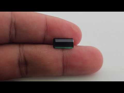 Natural Green Tourmaline in Emerald Cut Shape with 2.44 Carats Weight