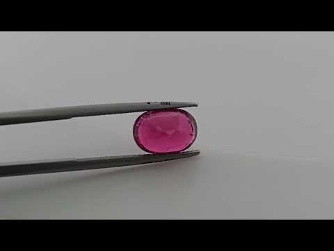 Natural Pink Tourmaline Natural from Africa in 3.91 Carats with 11 by 7 mm