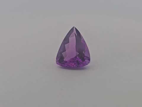 fort sale Natural Purple Amethyst  Stone 5.07 Carats Trilliant Cut( 14x11 mm)