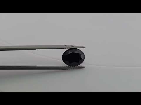Natural Black Tourmaline Stone 3.06 Carats Oval Cut (10x8mm)