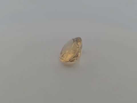 Natural Citrine Stone 8.02 Carats Oval Cut (16x12mm)