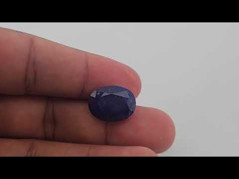 Natural Lapis Lazuli Stone 8.93 Carats Oval Shape ( 16x12 mm )