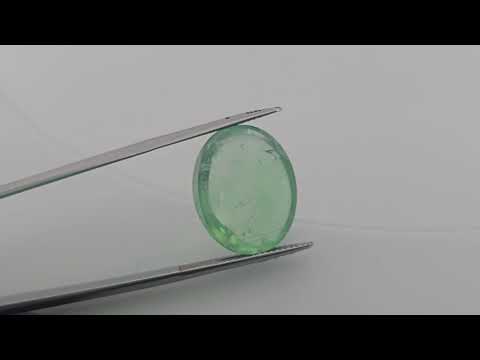 Natural Fluorite Stone 32.Carats Oval Cabochon Shape ( 18.5x15.5 mm )