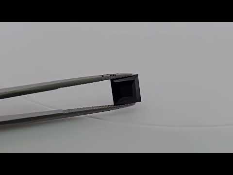 Natural Black Tourmaline Stone 3.18 Carats Princes Cut (8mm)