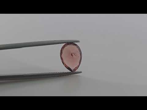 Natural Tourmaline Gemstone Pear Cut in 2.59 Carats Brown Color