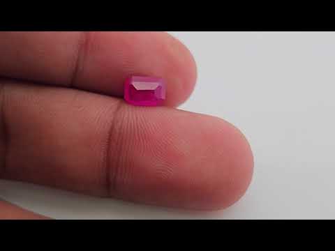 1 Carat Octagon Pink Ruby Natural Beauty | Mozambique Origin | $225/ct