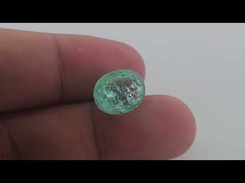 Natural Paraiba Tourmaline Stone 6.97 Carats Cushion Cut (11.8x9.58x7.9 mm)