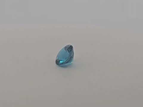 for sale Natural Swiss Blue Stone 2.14  Carats Round Shape (8 mm )