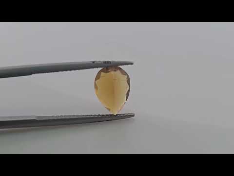 Natural Yellow Tourmaline in 2.22 Carats with Pear Cut Shape for Sale