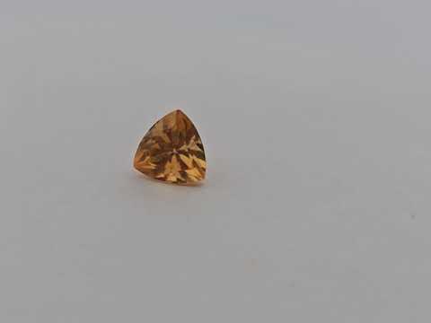 Natural Citrine Stone 1.37 Carats Trilliant Cut (7 mm)