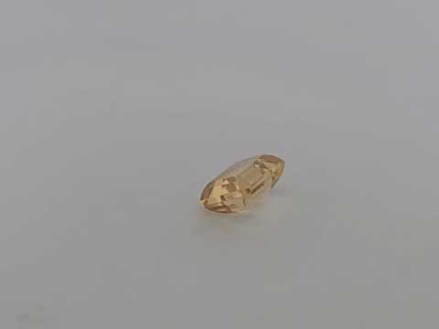 Natural Citrine Stone 6.40 Carats Emerald Cut (12x10  mm)