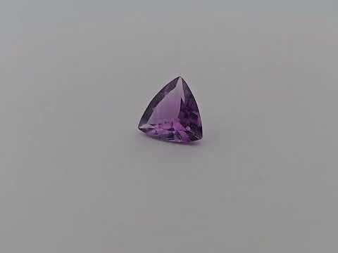 for sale Natural Purple Amethyst  Stone 2.37 Carats Trilliant Cut( 9 mm) 