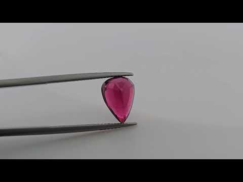Natural Rubellite Tourmaline Gemstone in 4.05 Carats with 11.5 by 8 mm Size