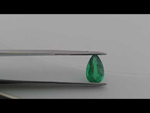 Natural Zambian Emerald Stone 2.62 Carats Pear Cut (11.5x7 mm)