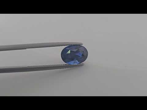 Natural Blue Sapphire Stone 3.79 Carats Oval Shape 10.36 x 7.39 x 6.14 mm