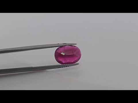 Natural Ruby Oval Shape 3.40 Carats From Mozambique