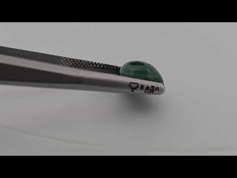 for sale Natural Malachite Stone 6.5 Carats Pear Shape ( 14x10 mm )