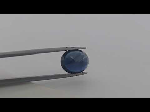 Natural Blue Sapphire Gemstone 7.23 Carats Oval Cut Shape