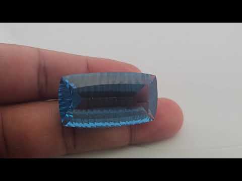 Natural Swiss Blue Biggest Topaz 64.76 Carats Weight for Sale