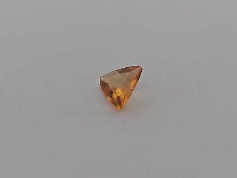 Natural Citrine Stone 0.78 Carats Trilliant Cut (7 mm)