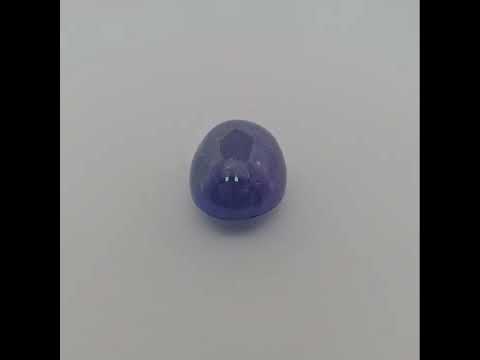buy Natural Blue Tanzanite Stone 19.66 Carats Cabochon Cut (17.4 x 13 mm)