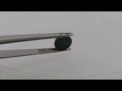 Natural Malachite Stone 4.90 Carats Round  Cabochon Shape ( 10 mm )