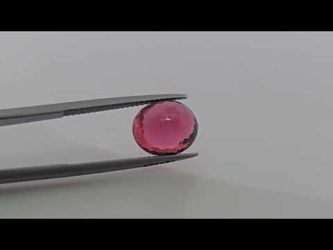 Natural Pink Tourmaline Oval Cut 4.70 Carats From Africa in 11 by 9.5 mm
