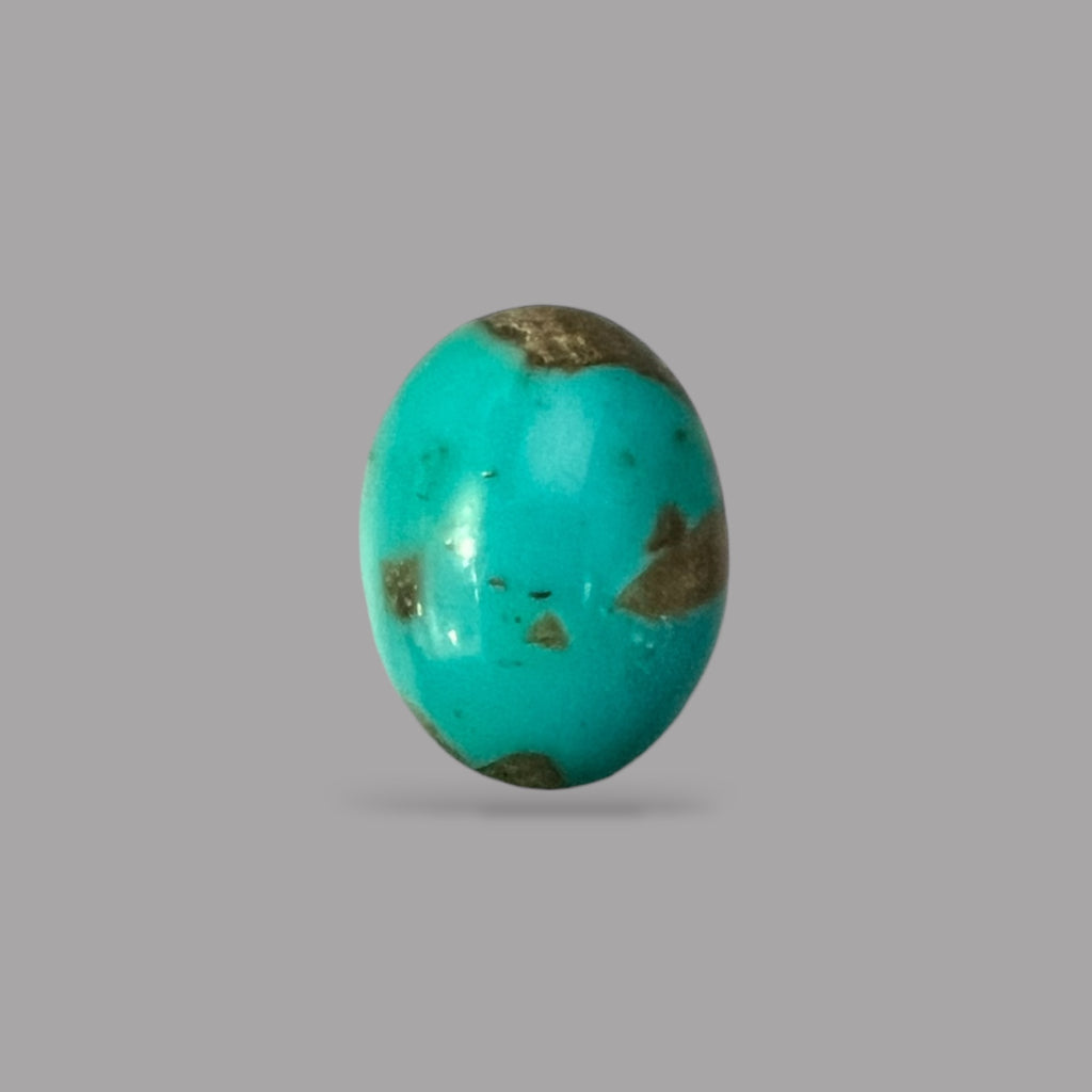 raw turquoise for sale 7.32 Carats 15 x 11.2 x 7.2 mm in Oval
