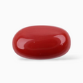 Best Original Red Coral Mooga Stone 2.29 Carats In Oval Cabochon Shape 10x5.8mm Size