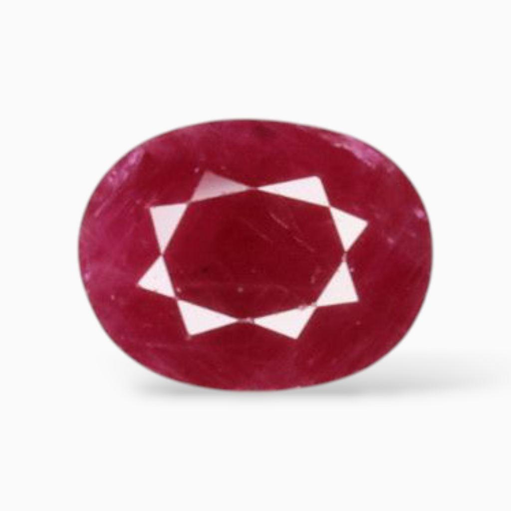 Buy Natural Unheated Ruby Gemstone In Oval Shape 1.97 Carats 9x6.8mm Size