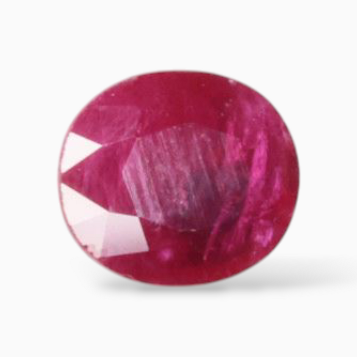 Buy Original Pink Ruby Gemstone In Oval Shape 1.64 Carats 7.8x6.8mm Size