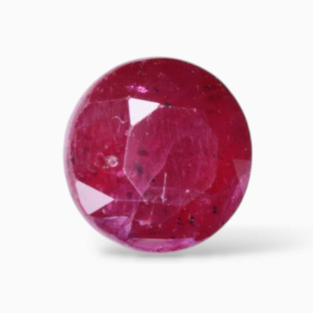 Buy Original  Ruby Stone In Round Shape 0.90 Carats 5mm Size