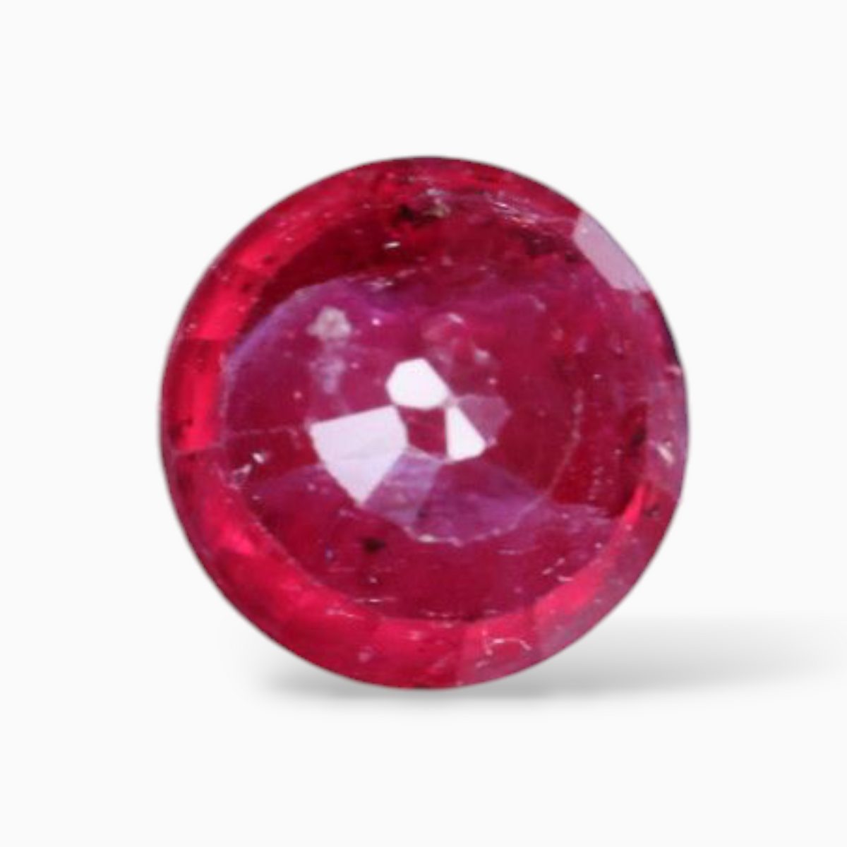 Buy Original  Ruby Stone In Round Shape 0.90 Carats 5mm Size