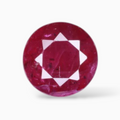 Buy Original  Ruby Stone In Round Shape 0.90 Carats 5mm Size