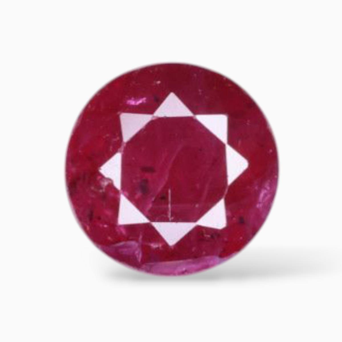 Buy Original  Ruby Stone In Round Shape 0.90 Carats 5mm Size
