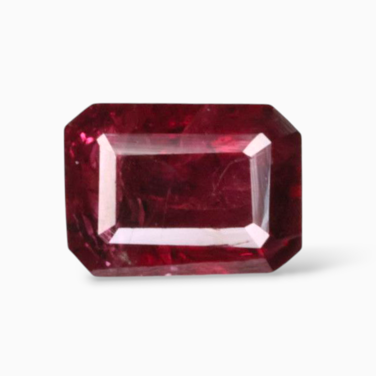 Sale On Original Ruby Gemstone In Octagon Cut Shape 1.51 Carats & 7.1x5.2mm Size