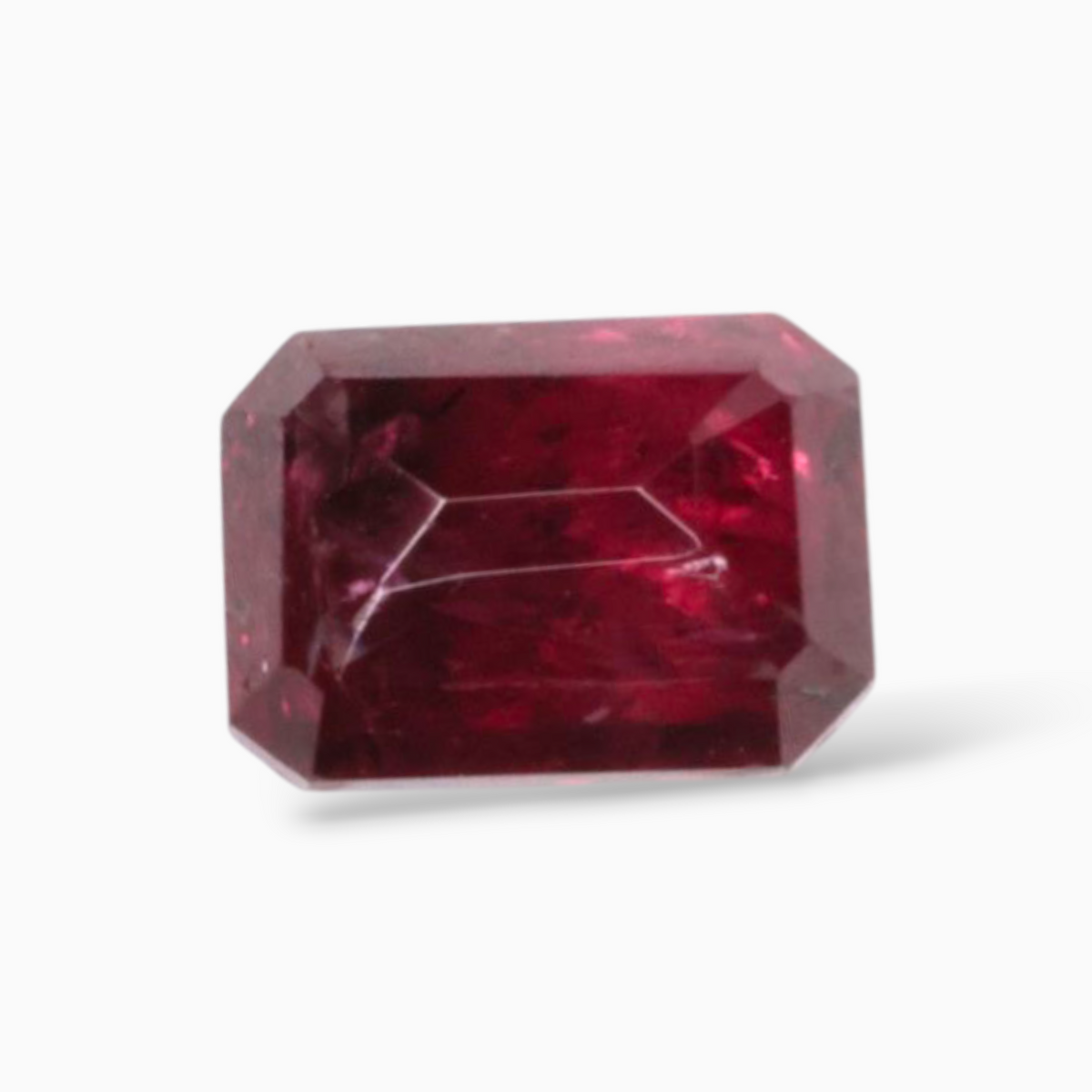 Sale On Original Ruby Gemstone In Octagon Cut Shape 1.51 Carats & 7.1x5.2mm Size